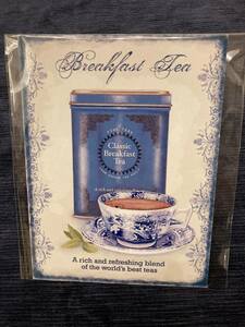Breakfast Tea　アンティーク デザイン　レトロ　ティン サイン プレート　看板　ブレックファスト ティー