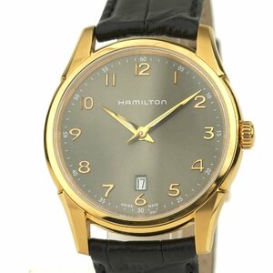 【未使用品】HAMILTON (ハミルトン) H38541783 ジャズマスター シンライン 42mm クオーツ メンズ (K190)