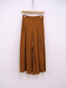 humoresque culotte skirt HA23023B サイズ36 定価66000円 新品 キュロット パンツ ブラウン レディース ユーモレスク 2-1129T 207290