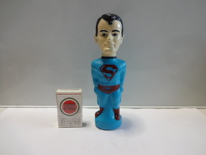 当時物　古い物　1965　SOAKY ソーキーボトル　スーパーマン　昭和レトロ　（アメコミ　ヒーロー　