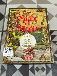 【1829】PCゲーム マイト アンド マジック Might and Magic レトロゲーム PC-88 フロッピーディスク 4枚 動作未確認