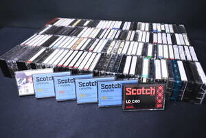 カセットテープ/ノーマルポジション/TDK/SONY/maxell/AXIA/DENON/scotch/中古品/まとめて/大量/159本セット/UOE1205