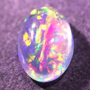 天然ウォーターオパール メキシコ産 1.375ct 欧泊 ルース 裸石 宝石 ジュエリー 遊色 天然 墨西哥 water opal mexican