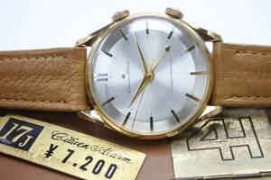 ☆☆☆ 奇跡デッドストック１９６１年製 シチズン 4H アラーム １７石　CGP20M 　手巻き紳士腕時計 純正ベルト 元箱付　 極美品