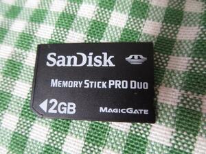 SanDisk メモリースティック PRO Duo 2GB