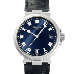 ブレゲ Breguet マリーン 5517TI/Y1/9ZU ブルー文字盤 中古 腕時計 メンズ