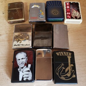 送￥0 着火確認済 ZIPPO ジッポ 10本セット 米国製 OIL LIGHTER オイルライター(検 DUPONT デュポン dunhill ダンヒル Cartier カルティエ