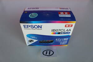 ⑪　エプソン EPSON　IB07CL4A [エプソン純正 インクカートリッジ マウス 4色パック]　未開封 箱痛み品