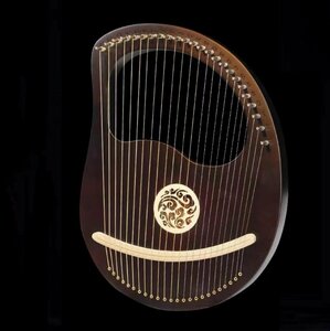 最新作人気推薦☆ ハープ ハープ 楽器 ライアー楽器 竪琴 24トーン リャキン 木製ハープ