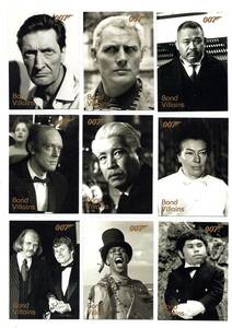 007 bond Villains JAMES BOND ジェームス・ボンド トレーディングカード　インサート トレカ F21～F40の20枚セット