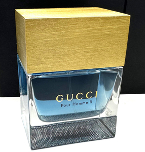 ★グッチ香水・GUCCI POUR HOMME II EDT.3.3FL.OZ. ★100ml ★未使用/開封展示/地下冷暗倉庫保管/箱無・廃盤・入手困難