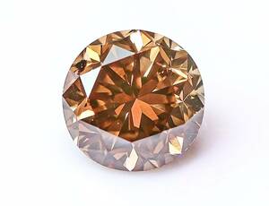 【１００円～】1.013ｃｔ！天然ダイヤ FANCY BROWN（ナチュラルカラー）SI1