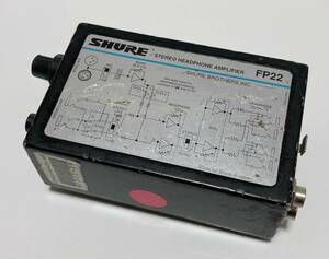 ★ジャンク★ SHURE FP22 STEREO HEADPHONE AMPLIFIER ヘッドホンアンプ