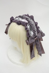 metamorphose / 魔法使いの薬草学～ひみつのレシピ～バブーシュカ付きカチューシャ ラベンダー S-24-03-03-026-ME-AC-AS-ZS