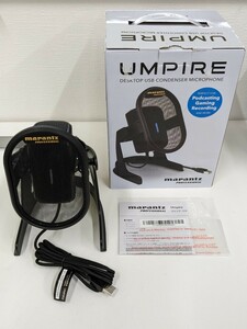 0602u2937　マランツプロ USBマイク コンデンサーマイク 単一指向性 ゲーミング UMPIRE　※同梱不可