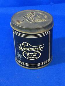 レB634ア☆【たばこ パッケージ】 westminster ウエストミンスター 煙草 タバコ シガレット 缶 空缶 イングランド製 ヴィンテージ レトロ