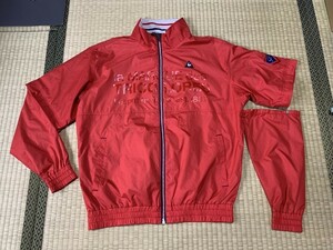 lecoqsportif/ルコック ゴルフ 長袖 半袖 ジップブルゾン 2way ウインドブレーカー M