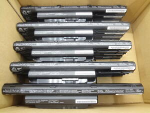 FUJITSU A573/A574/A576/A577シリーズなど用 純正バッテリー FMVNBP229A 10.8V 24Wh ×20個セット 中古動作品(r377)