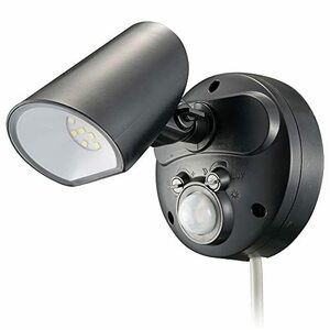 オーム電機 monban LEDセンサーライト 屋外用 人感センサー 自動点灯 1000ルーメン 1灯 LS-AS1000K4-K 06-428