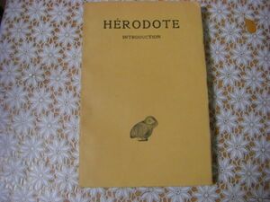 ビュデ叢書 (Collection des universits de France) Herodote Introduction ヘロトドス A16