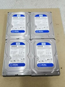 WD WD5000AZLX 500GB HDD 4個セット ジャンク扱い