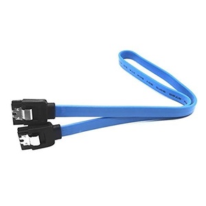 新品　シリアルケーブル 接続 SATA3.0対応 高速伝送　差込ストレート×ストレート　40センチ　カラー：ブルー