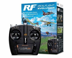 HORIZON　リアルフライト・エボリューション　ヘリ&プレーン用モード１仕様USBコントローラー付属　RCフライトシミュレーター　REAL FLIGHT