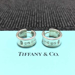 【ティファニー】基準内 TIFFANY&Co. ピアス 1837 ナロー ワイド シルバー925 幅1cm イヤリング アクセサリー メンズ レディース 送料370円