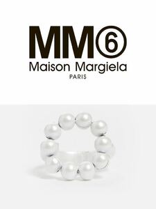 新品 MM6 Maison Margiela XSサイズ 約6号シルバー リング 指輪
