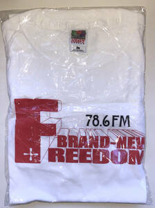 FMフジ　ブランニューフリーダムのTシャツ　BRAND-NEW FREEDOM 未使用・未開封品 Lサイズ 白
