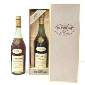 1円〜【未開栓/2本セット】 Hennessy ヘネシー VSOP グリーン スリムボトル ブランデー 700ml 40%