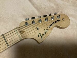 Fender USA ストラトネック 多分ハイウェイワン MOD. ツバ出し22F stratocaster フェンダー モディファイ 美品中古