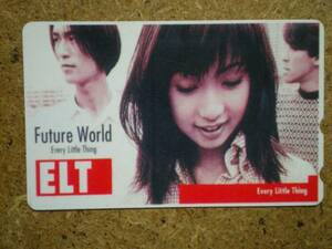 i5391・Future World　持田香織　ELT　貼テレカ