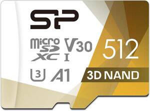 512GB UHS-1 4K対応 シリコンパワー SP Silicon PowermicroSD カード 512GB【Ninten