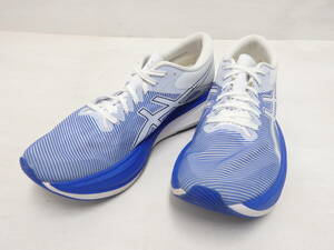 mf61) asics S4 1013A129 アシックス ランニングシューズ スニーカー ブルー×ホワイト 25.5cm 