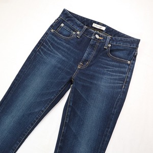 MOUSSY マウジー WF Rebirth SKINNY 010AAA12-2840 ストレッチスキニージーンズ 濃紺ストレートデニムパンツ 日本製 サイズ25 S相当