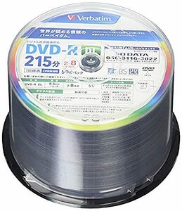 バーベイタムジャパン(Verbatim Japan) 1回録画用 DVD-R DL CPRM 215分 50 (中古品)