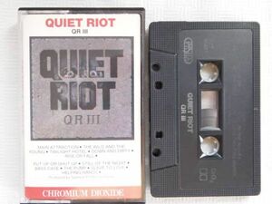 【高音質クロムテープカナダ盤/再生確認済】Quiet Riot /Ⅲ　クワイエット・ライオット「QRⅢ」ノーマルポジション再生推奨