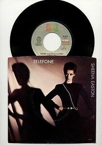 SHEENA EASTON - TELEFONE (LONG DISTANCE Love / AFFAIR) 7" 45 RPM バイナル SINGLE 1983 海外 即決