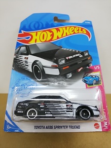 ■ HOTWHEELSホットウィール HW DRIFT 1/64 TOYOTA AE86 SPRINTER TRUENO トヨタ スプリンタートレノ ミニカー