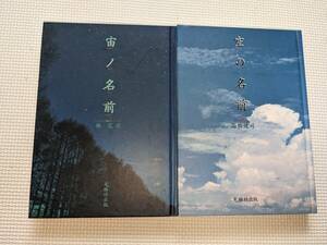 古書２冊　光琳社出版　写真・文：高橋健司　「空の名前」、写真・文：林完次　「宙の名前」　　