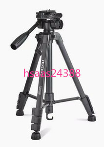 YUNTENG カメラ／ビデオ用 軽量アルミ製三脚 VCT-668 