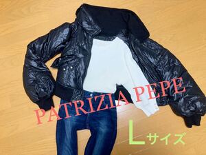 美品 正規品 サイズ40 ダウン 「 patrizia pepe 」 レディース ジャンパー 服 トップス アウター ジャケット ブランド パトリツァアペペ