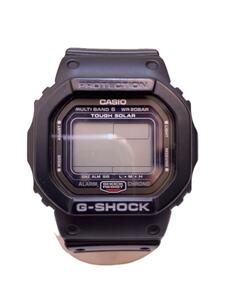 CASIO◆GW-5000-1JF/ソーラー腕時計・G-SHOCK/デジタル/ラバー/BLK/BLK
