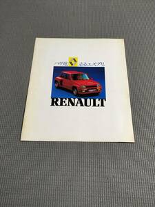 ルノー 総合カタログ RENAULT 5 ALPINE/30TX/FUEGO/ALPINE A310