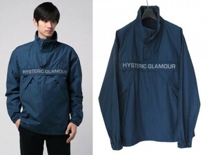 19S/S ヒステリックグラマー HYSTERIC SPORTS LOGOpt プルオーバージャケット L 撥水加工 ナイロンツイル スポーツジャケット マウンテン