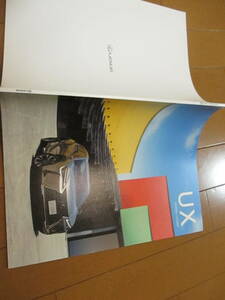 庫38599　カタログ ■レクサス●　ＵＸ●　2020.6発行●　65ページ