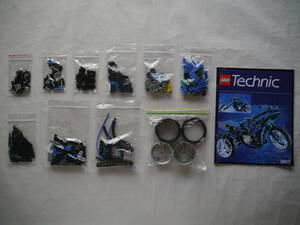 【中古】レゴテクニック[LEGO Technic] #8417 サーキットバイク/Mag Wheel Master 1998年 説明書有り・欠品無し オールドレゴ