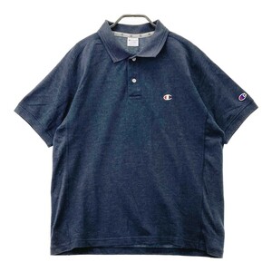 【1円】CHAMPION GOLF チャンピオンゴルフ 半袖ポロシャツ ネイビー系 XL [240101123664] メンズ