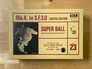 【未組立】1/20 スーパーボール マシーネンクリーガー Ma.k. WAVE SUPER BALL